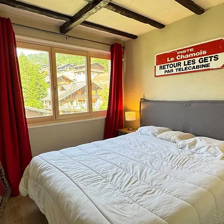 Cosy Avec Balcon, Wifi Et Garage Aux Gets - Fr-1-623-159 Lejlighed